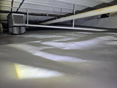 Crawlspace Waterproofing Humidity Control Project