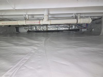 Crawlspace Waterproofing Project