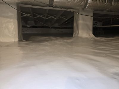 Full Crawlspace Waterproofing Project