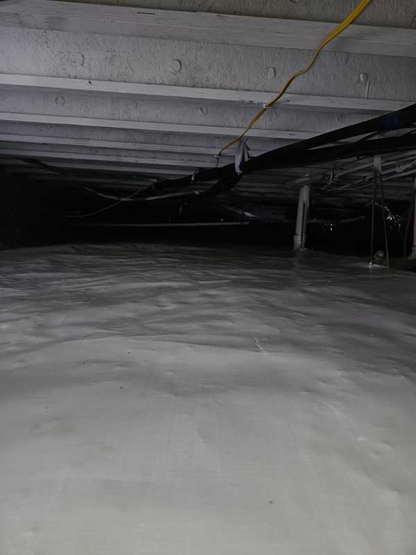 Crawl Space Encapsulation Work
