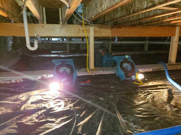 Crawl Space Water Damage Remediation